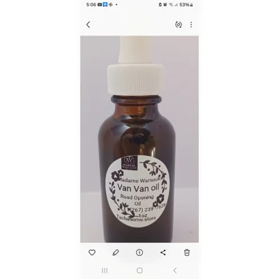 1oz Van Van Oil