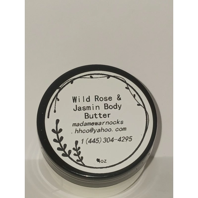 2oz Wild Rose & Jasmine Organic body butter