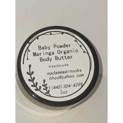 2oz Baby Powder Organic Body Butter