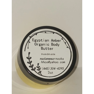 2oz Egyptien Amber Organic body butter