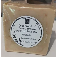Cedarwood & Sweet Orange Organic  Spiritual soap Bar  Money, Healing, Love. Health Luck