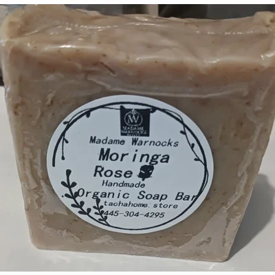 Moringa Rose Organic Soap Bar