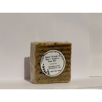 Sweet Orange & Basil Organic Soap Bar