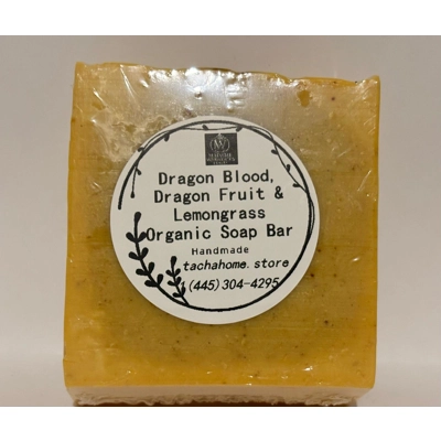 Dragon Blood, Dragon Fruit & Lemongrass Organic Soap Bar