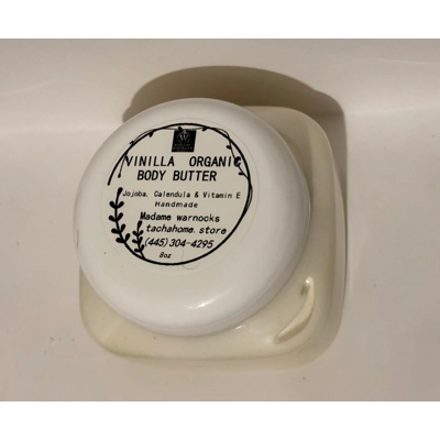 8oz Vanilla organic Body Butter