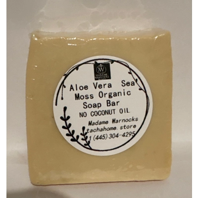 Coconut Free Aloe Vera Sea Moss Organic Soap Bar
