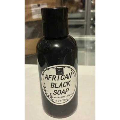 4oz African Black Liquid Organic  Soap