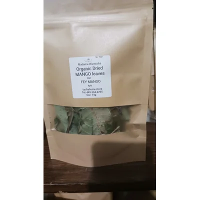 14g Organic dried Mango Leaves