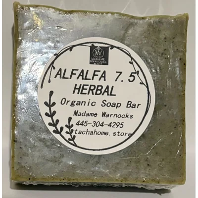 Alfalfa 7.5 Herbal Organic Soap Bar Prosperity, Anti-Hunger, Money
