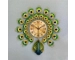 Peacock clock