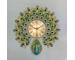 Peacock clock