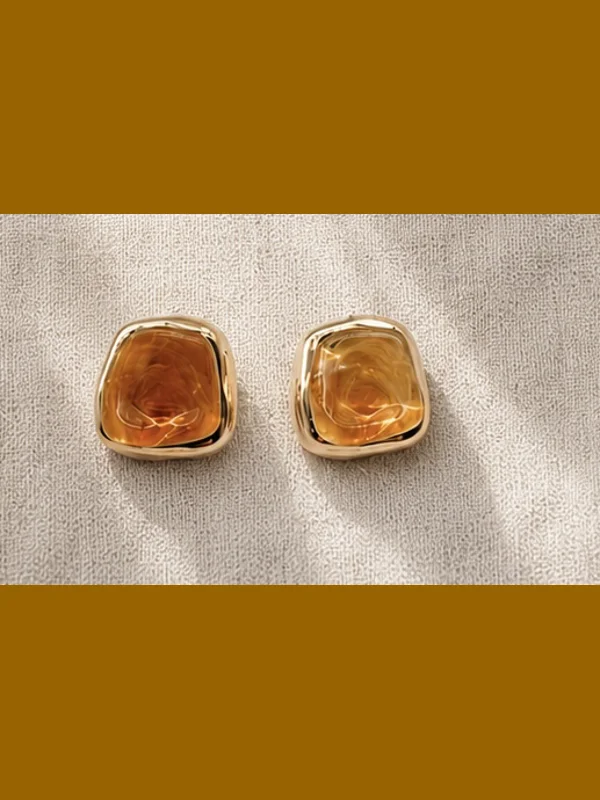 Amberley Earrings (Amber)