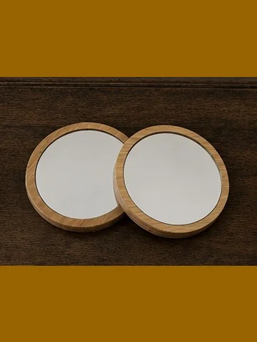 Wooden Pocket Mirror