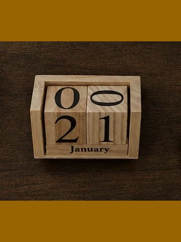 Wooden Calendar