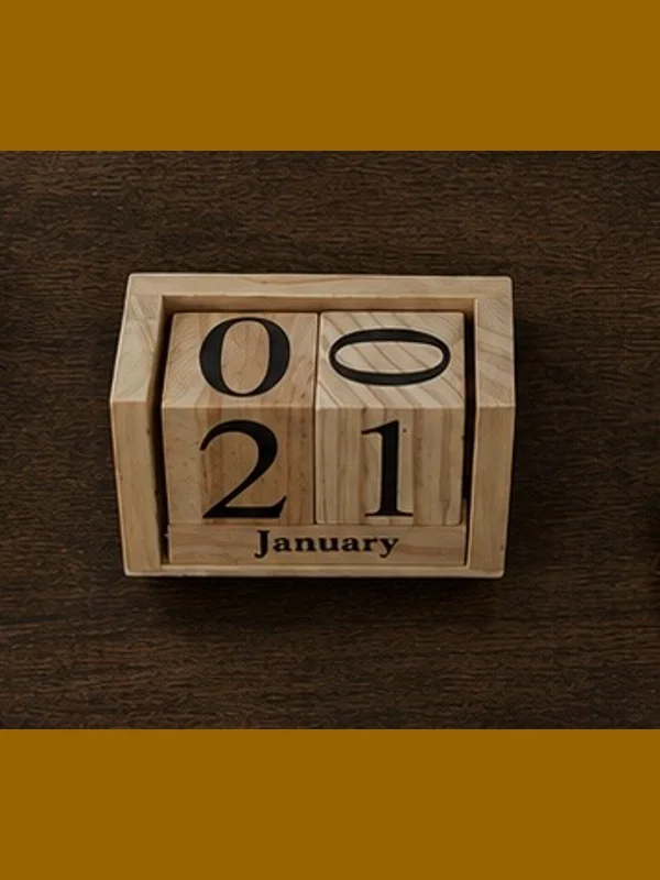 Wooden Calendar