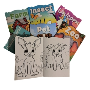 Colouring Booklet. Approx 15 cm x 21cm