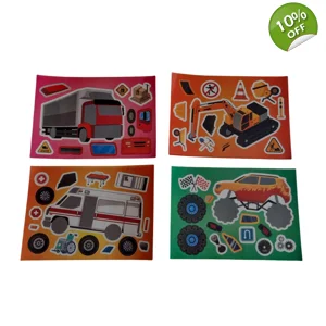 Vehicle Themed Sticker Sheet 3