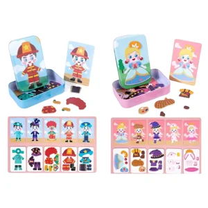 Magnetic Boy or Girl Dress Up In A Tin