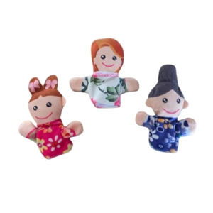 Finger Puppets - Mum & Girls