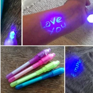Invisible Ink Pen with UV Light