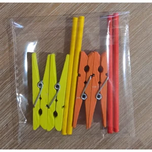 Pegs & Sticks . Random Colour