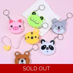 Mini Animal Measure Tape - Random Colour