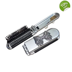 Hairbrush with Mirror - Rectangle