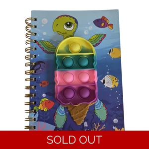 Notebook Fidget Pop (Turtle) - A5