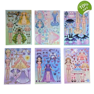 Dress a Girl Sticker Sheet
