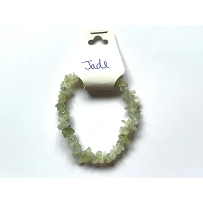 Jade Crystal chip bracelet