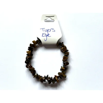 Tigers Eye Crystal chip bracelet