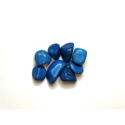 Blue Howlite Polished Tumble stone