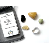 Aries star sign Crystal gift bags
