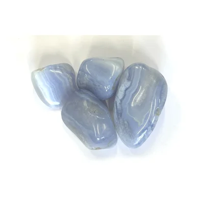 Blue Lace Agate polished tumble stone