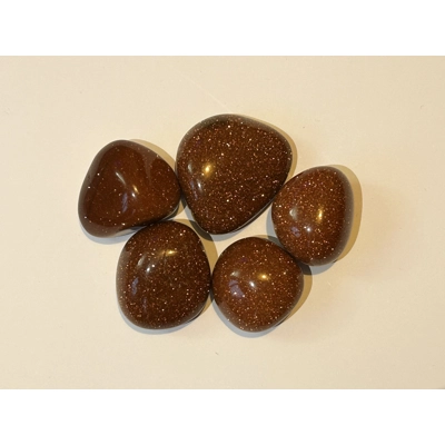 Goldstone polished tumble stone