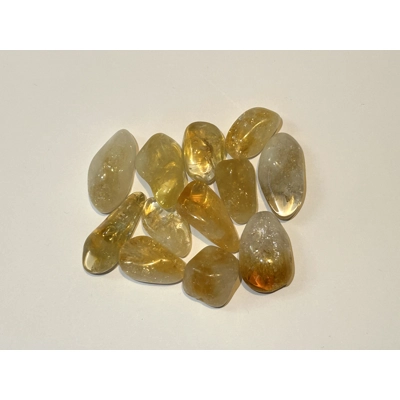 Citrine polished tumble stone