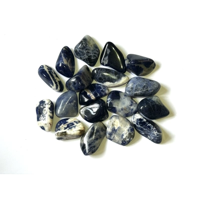 Sodalite polished tumble stone