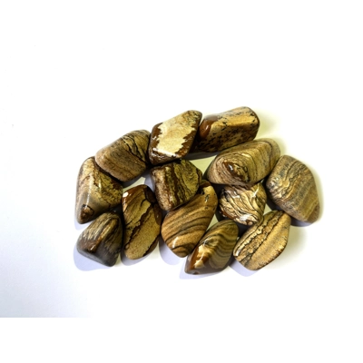 Picture Jasper polished tumble stone