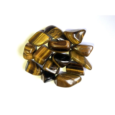 Tigers eye polished tumble stone