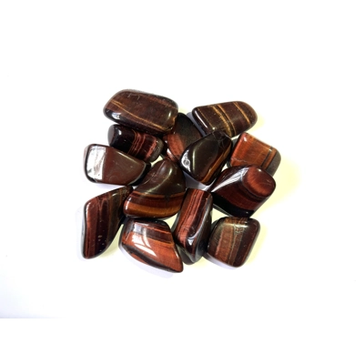 Falcons Eye (Red Tigers Eye) polished tumble stone