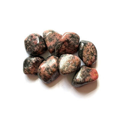 Rhodonite polished tumble stone
