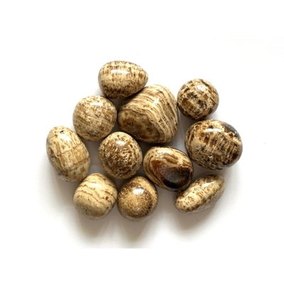 Aragonite polished tumble stone