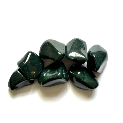 Bloodstone polished tumble stone