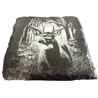 Slate deer coasters