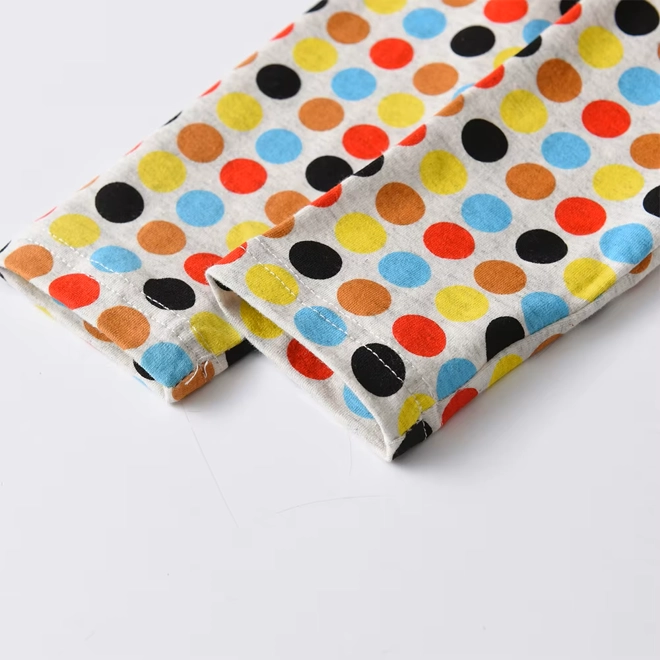 Additional Image for Girls' Long Sleeve Cartoon Floral Cotton Blend Casual Dres