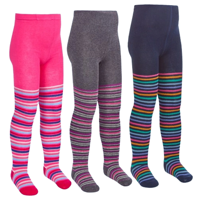 product Image for Girls` Tights Multi Colours Patterned Cotton Rich