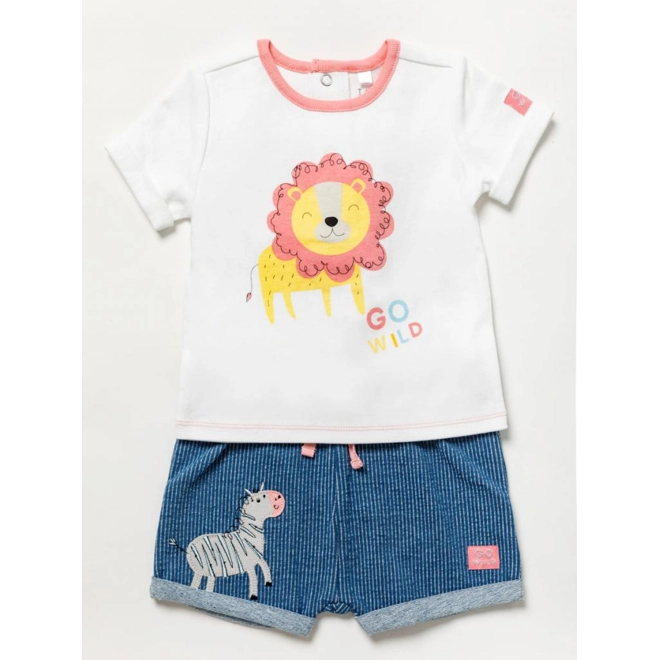 Additional Image for Go Wild stripe shorts set