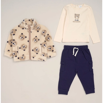 Baby Teddy Three Piece Set
