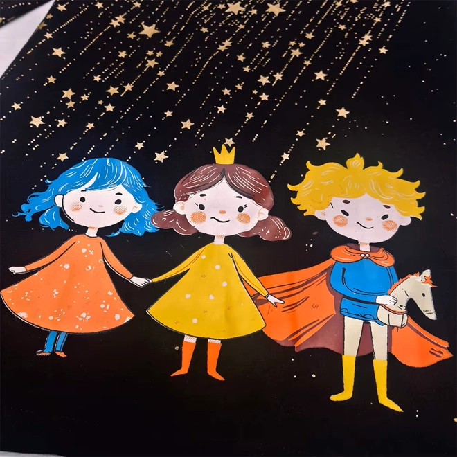 Additional Image for Girl`sLong sleeves, vibrant colors, playful character prints