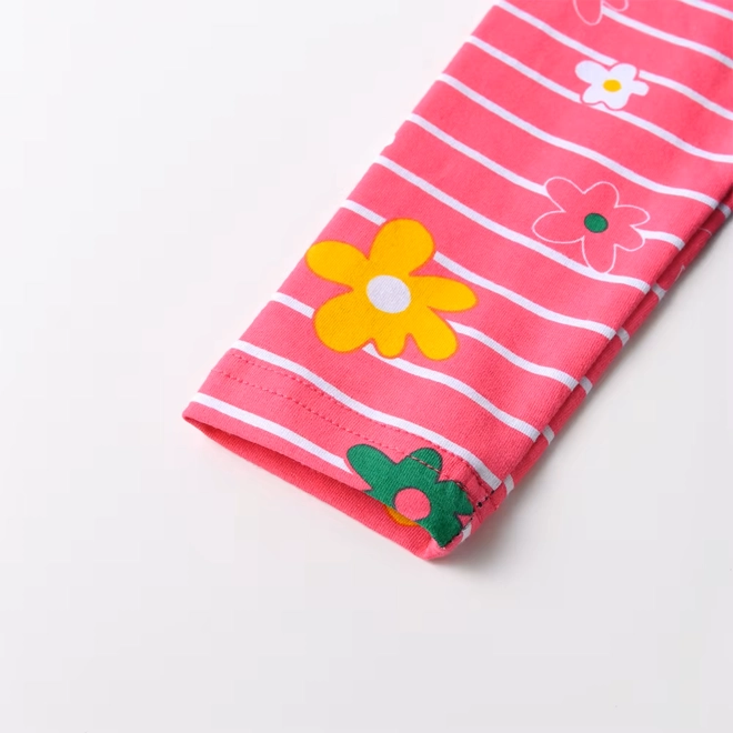 Additional Image for Baby Girls Animal Printed  Striped Floral Dress